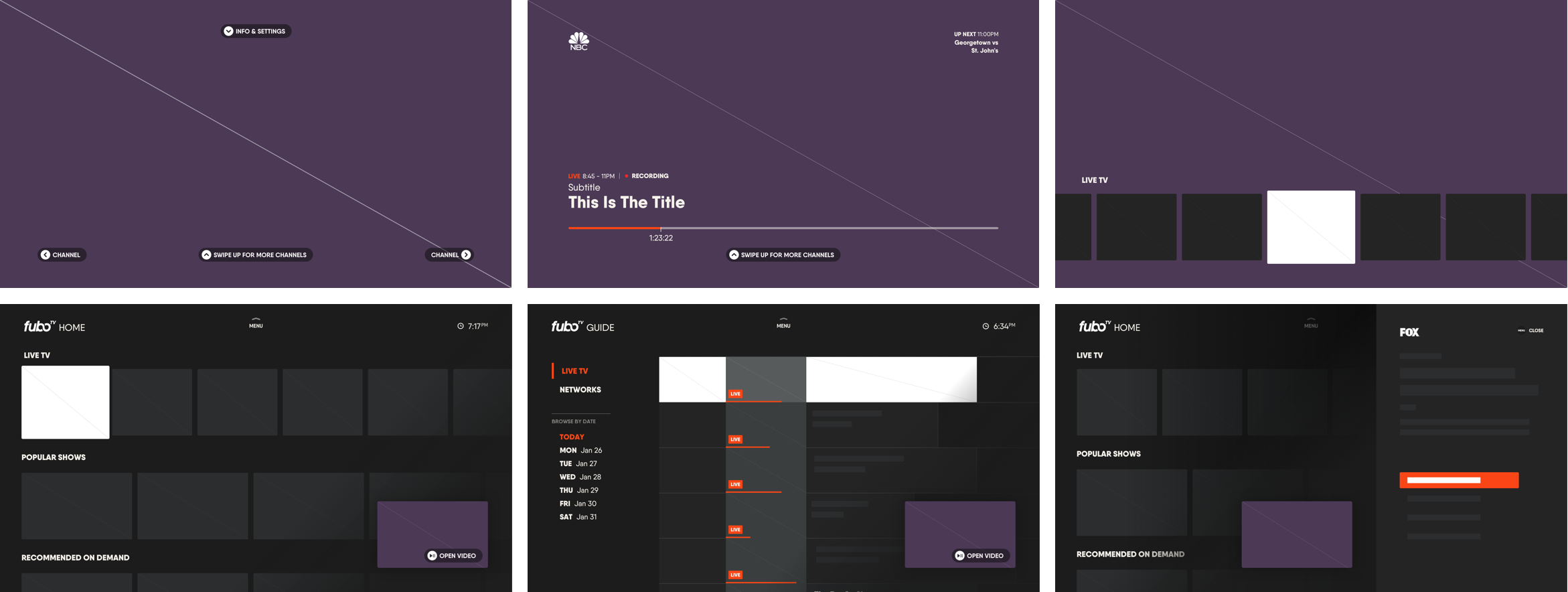 Mini Player Wireframes